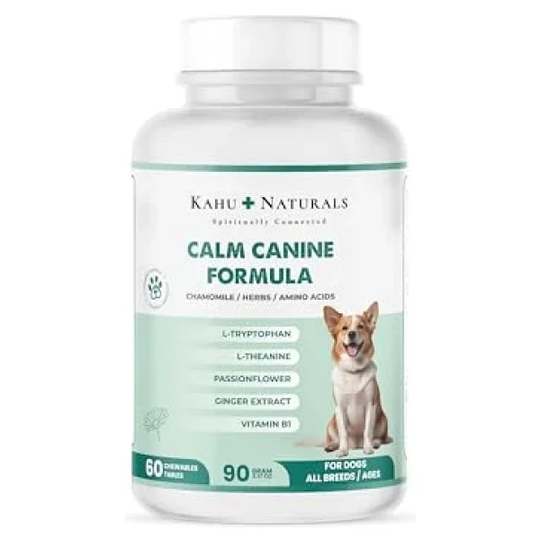 Kahu Naturals Calm Canine Köpekler için Sakinleştirici 60 Tablet Takviye - Görsel 5