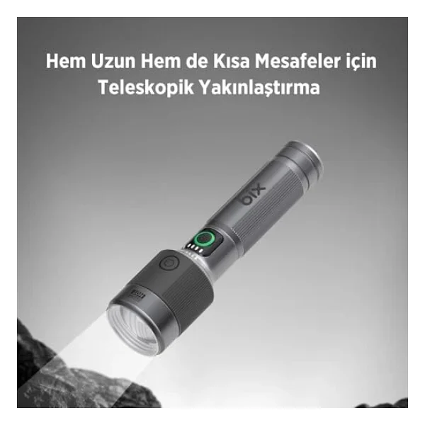 Bix BX5141FL 1450 Lümen LED Şarjlı El Feneri - Görsel 7