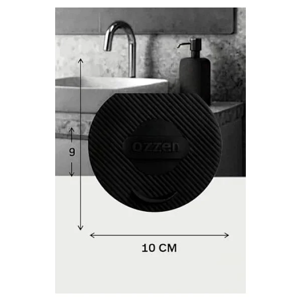 Lavabo Kötü Koku Giderici Önleyici Silikon Mat Sızdırmaz Lavabo Tıkacı Lavabo Tıpası Evye Kapağı Siyah - Görsel 2