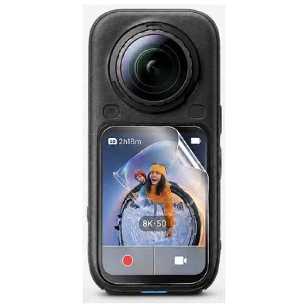 Insta360 X6 Aksiyon Kamera Uyumlu 3 Adet Şeffaf Ekran Koruyucu Nano Jelatin - Görsel 7