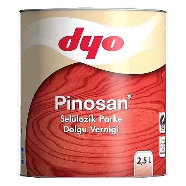 Dyo Pinosan Selülozik 2.5 lt Parke Dolgu Verniği - Görsel 4