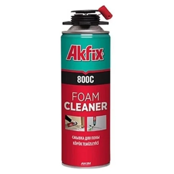 Akfix 800C 500 ml Poliüretan Köpük Temizleyici Sprey - Görsel 5