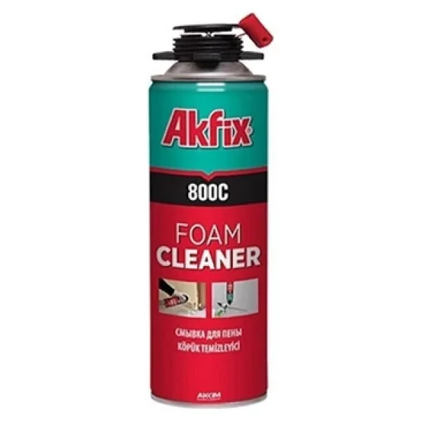Akfix 800C 500 ml Poliüretan Köpük Temizleyici Sprey - Görsel 4