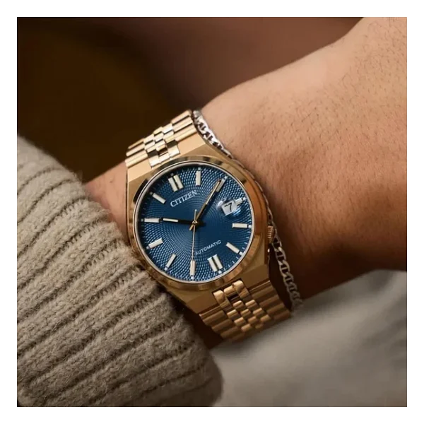 Citizen Tsuyosa NK0023-57L Rose Gold-Mavi Erkek Kol Saati - Görsel 8