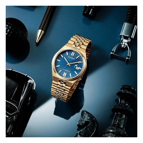 Citizen Tsuyosa NK0023-57L Rose Gold-Mavi Erkek Kol Saati - Görsel 7