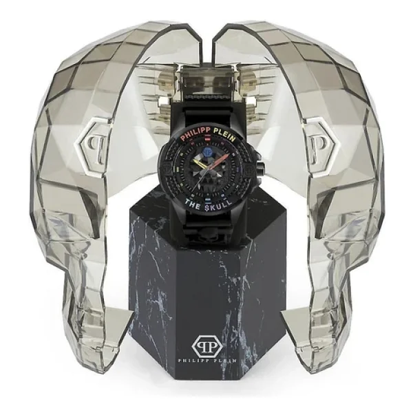 Philipp Plein The Skull Crystal PWAAA1121 Renkli Erkek Kol Saati - Görsel 4