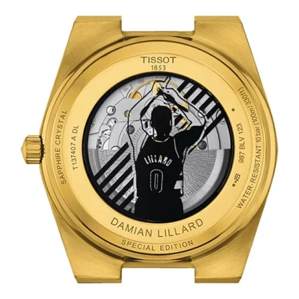 Tissot PRX Powermatic 80 T137.407.33.051.00 Çelik Kordon Siyah-Gold Erkek Kol Saati - Görsel 5