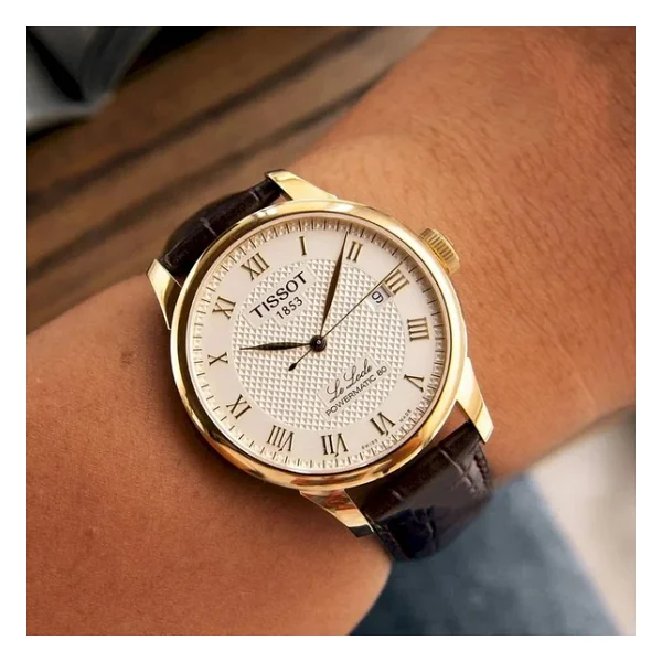 Tissot Le Locle Powermatic 80 T006.407 Deri Kordon Erkek Kol Saati - Görsel 9