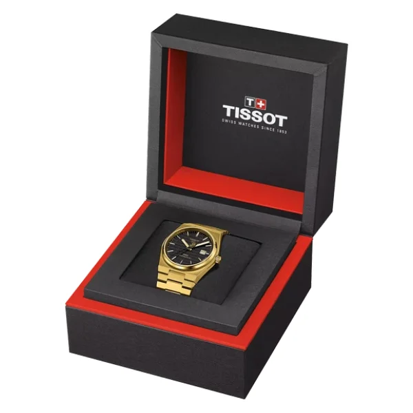 Tissot PRX Powermatic 80 T137.407.33.051.00 Çelik Kordon Siyah-Gold Erkek Kol Saati - Görsel 6