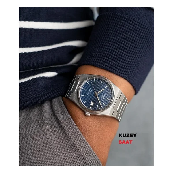 Tissot PRX Powermatic 80 T137.407.11.041.00 Çelik Kordon Mavi Erkek Kol Saati - Görsel 9