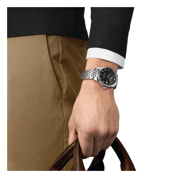 Tissot Le Locle Powermatic T006.407.11.053.00 Çelik Kordon Siyah Erkek Kol Saati - Görsel 3