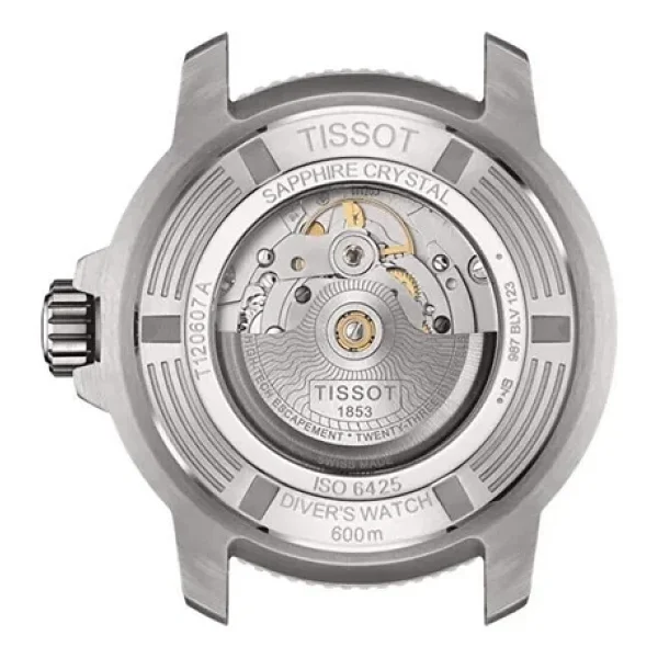 Tissot Seastar 2000 Professional Powermatic 80 T120.607.17.441.01 Kauçuk Kordon Siyah-Gold Erkek Kol Saati - Görsel 2