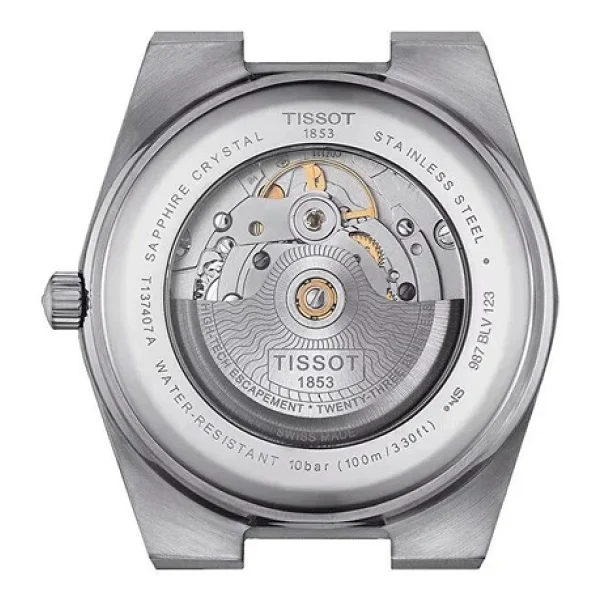 Tissot PRX Powermatic 80 T137.407.17.051.00 Kauçuk Kordon Siyah Erkek Kol Saati - Görsel 2