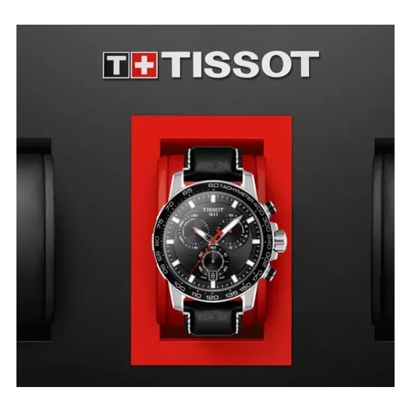 Tissot Supersport Chrono T125.617.16.051.00 Deri Kordon Siyah-Gri Erkek Kol Saati - Görsel 9