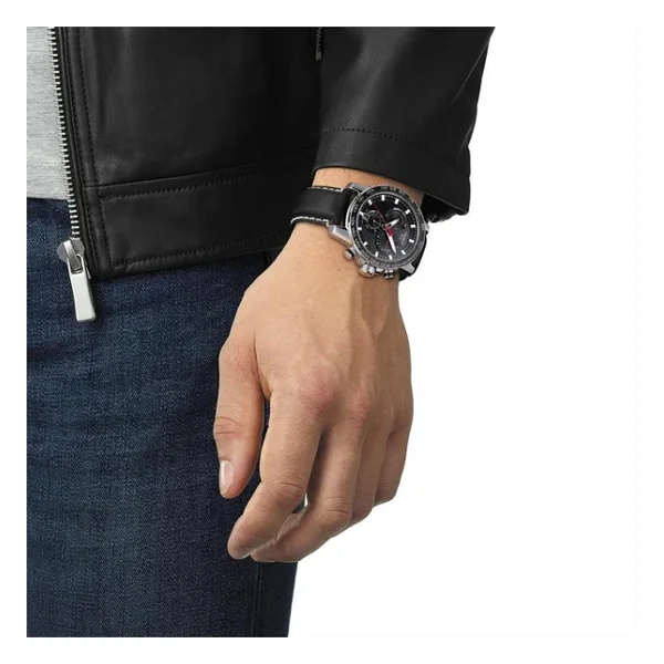 Tissot Supersport Chrono T125.617.16.051.00 Deri Kordon Siyah-Gri Erkek Kol Saati - Görsel 5