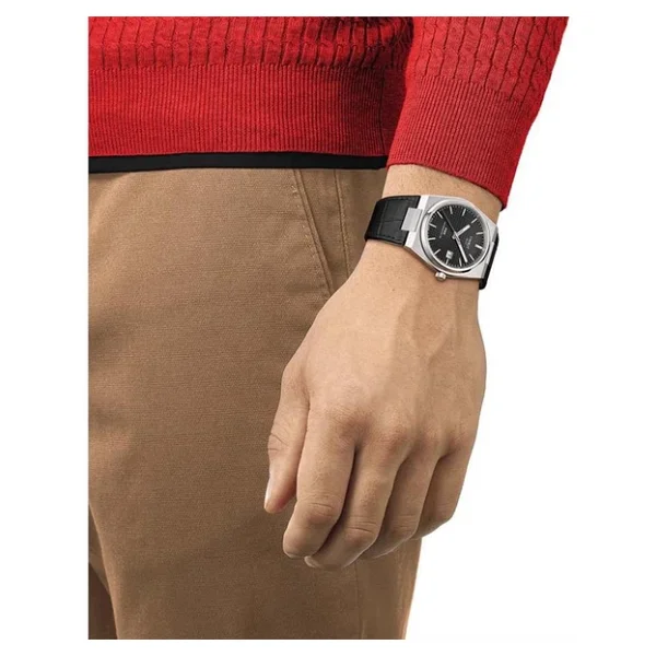 Tissot PRX Powermatic 80 T137.407.16.051.00 Deri Kordon Siyah Erkek Kol Saati - Görsel 4