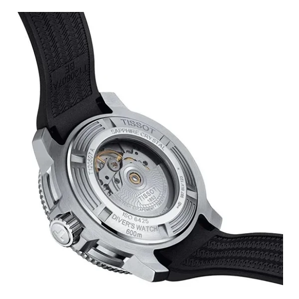 Tissot Seastar 2000 Professional Powermatic 80 T120.607.17.441.00 Kauçuk Kordon Siyah-Gri Erkek Kol Saati - Görsel 3