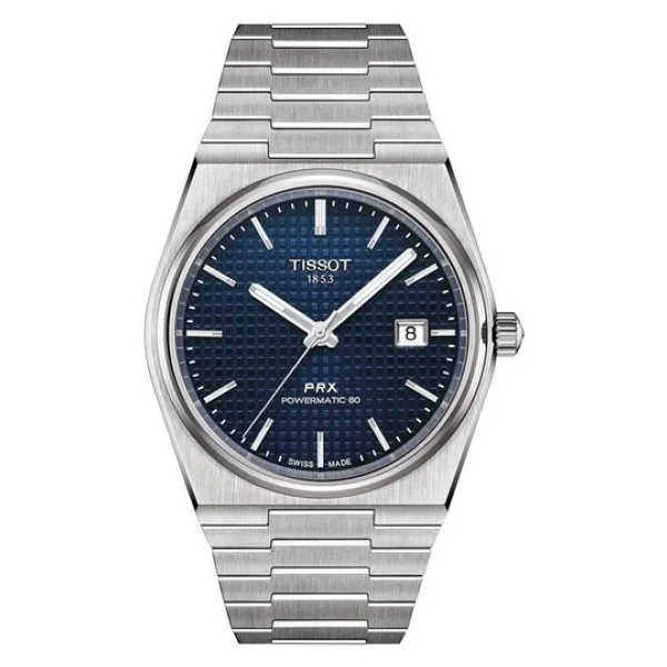 Tissot PRX Powermatic 80 T137.407.11.041.00 Çelik Kordon Mavi Erkek Kol Saati - Görsel 4