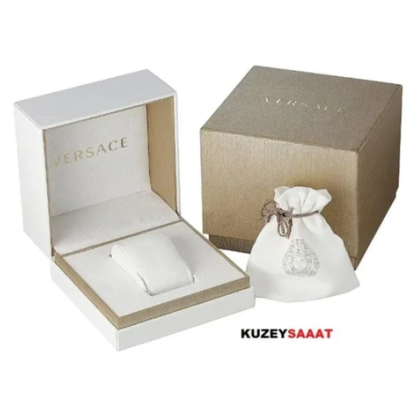 Versace Dominus VRSCVE6H00623 Çelik Kordon Siyah Erkek Kol Saati - Görsel 8
