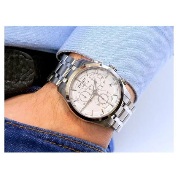 Tissot Couturier Chronograph T0356171103100 Erkek Kol Saati T035.617.11.031.00 - Görsel 5
