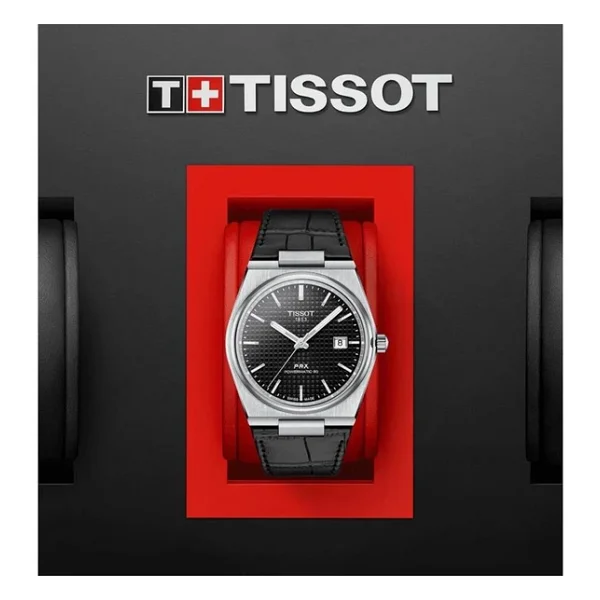 Tissot PRX Powermatic 80 T137.407.16.051.00 Deri Kordon Siyah Erkek Kol Saati - Görsel 5