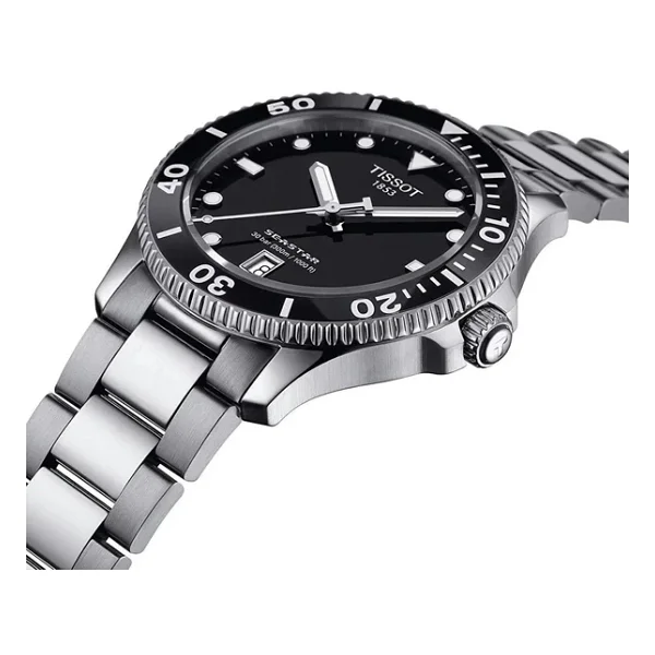 Tissot Seastar 1000 T120.410.11.051.00 Çelik Kordon Siyah Erkek Kol Saati - Görsel 6
