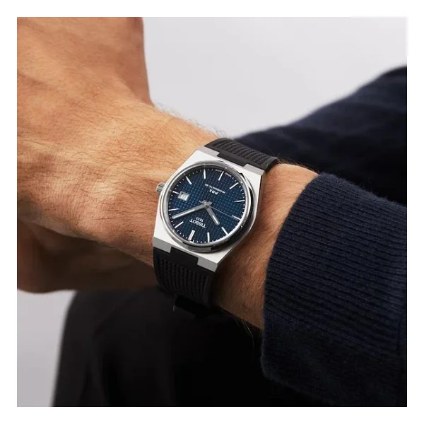 Tissot PRX Powermatic 80 T137.407.17.041.00 Kauçuk Kordon Mavi Erkek Kol Saati - Görsel 8