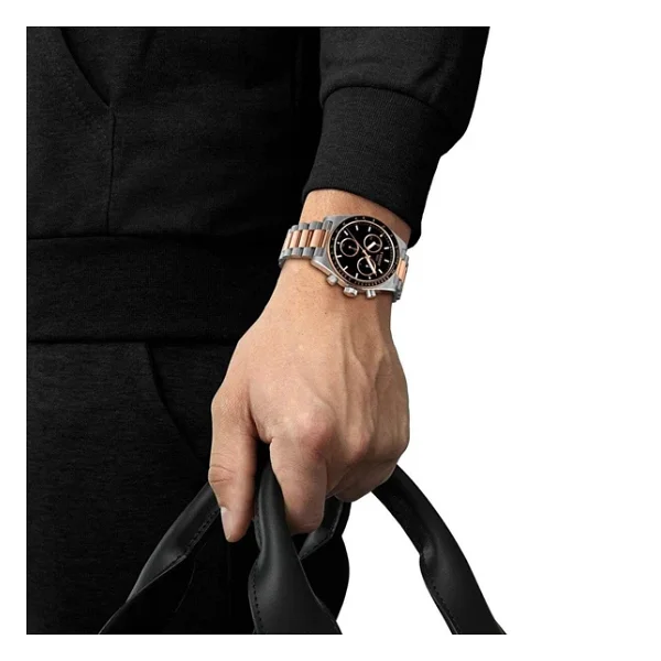 Tissot PR516 40mm T149.417.22.051.01 Siyah-Rose Gold Erkek Kol Saati - Görsel 7