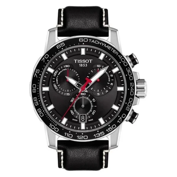 Tissot Supersport Chrono T125.617.16.051.00 Deri Kordon Siyah-Gri Erkek Kol Saati - Görsel 3