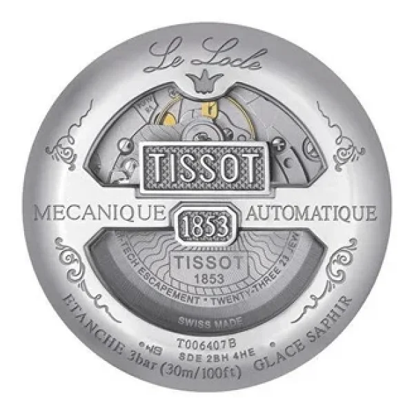 Tissot Le Locle Powermatic 80 T006.407.22.033.00 Çelik Kordon Gümüş-Rose Gold Erkek Kol Saati - Görsel 5
