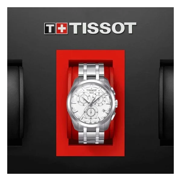 Tissot Couturier Chronograph T0356171103100 Erkek Kol Saati T035.617.11.031.00 - Görsel 4