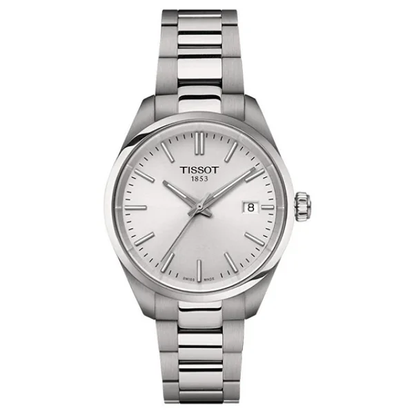 Tissot PR 100 Quartz 34mm T150.210.11.031.00 Çelik Kordon Gümüş Kadın Kol Saati - Görsel 4