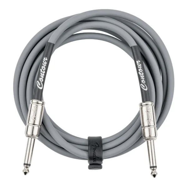 Fender Contour Serisi 3m Inca Silver Enstrüman Kablosu - Görsel 3