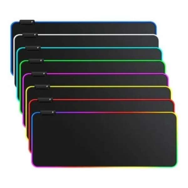 Sarftech 90x40 Rgb Mouse Pad Led Işıklı Speed Yüzey Su Geçirmez Gamepad Baskısız Siyah Renk Gaming Mousepad - Görsel 6