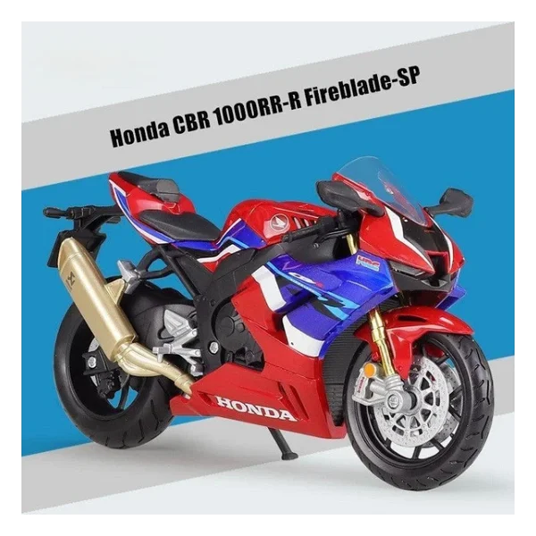 Hobbiez Lisanslı Honda Cbr1000rr-R Model Diecast 1/12 Ölçek Metal Motosiklet Araç - Görsel 5