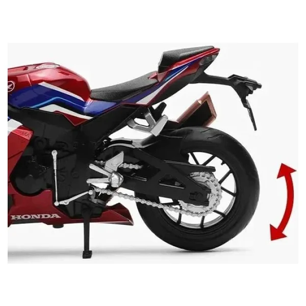 Hobbiez Lisanslı Honda Cbr1000rr-R Model Diecast 1/12 Ölçek Metal Motosiklet Araç - Görsel 7