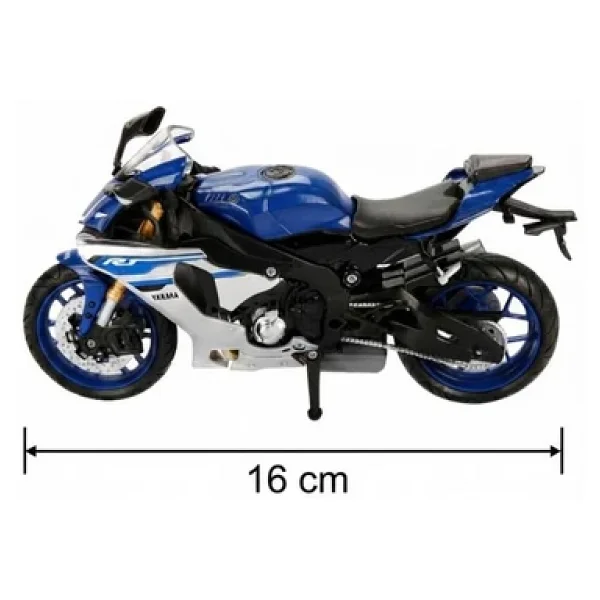 Hobbiez Lisanslı Yamaha Yzf-R1 Model Diecast 1/12 Ölçek Metal Motosiklet Araç - Görsel 2