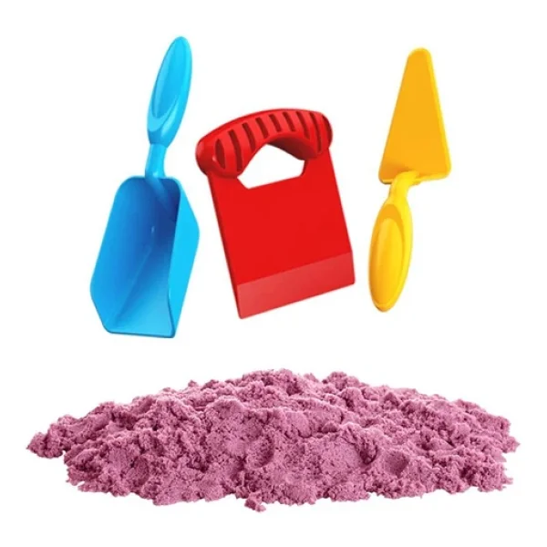 Art Craft Aksesuarlı Pembe Kinetik Oyun Kumu 1000 gr 03693 - Görsel 10