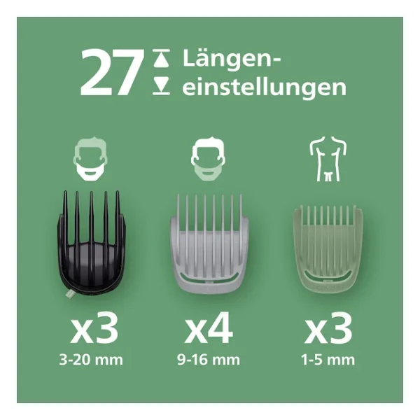 Philips Multigroom 9000 Serisi MG9561/30 23in1 Islak Kuru Erkek Bakım Seti - Görsel 4