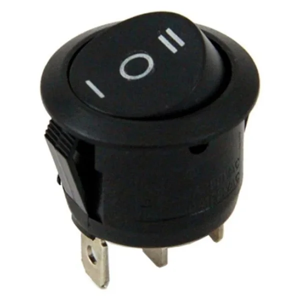 Yuvarlak Işıksız Anahtar ON-OFF-ON 3P IC-134 - Görsel 2