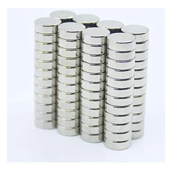 Yuvarlak Neodyum Mıknatıs Seti, 50 Adet, 8X3 Mm Ölçülerinde - Görsel 2