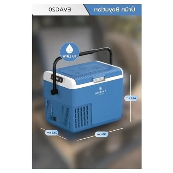 Kompakt Oto Buzdolabı, 12/24V, 18 Litre Kapasite, Taşınabilir - Görsel 5