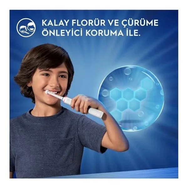 Oral-B Pro Junior Çürük Önleyici Koruma 6-12 Yaş 75 ml Florürlü Çocuk Diş Macunu - Görsel 4