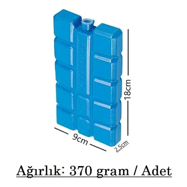 Buz Aküsü Buz Kasedi Ice Box 4'lü Set (370 ml x 4) - Görsel 3