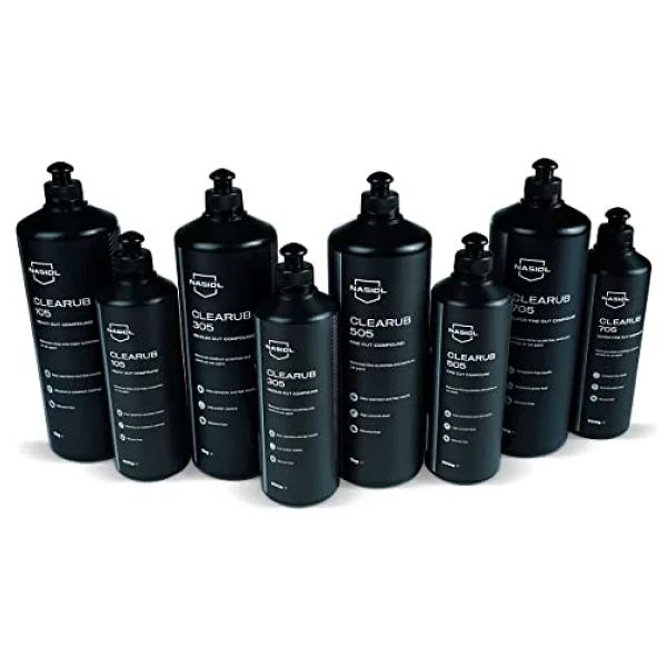 Nasiol Clearub 705 Araç Çizik,Hare Giderici Pasta Cila-1 Kg-Boya Koruma Parlatma Wax, Detailing, Güçlü Çizik Alıcı Araç Pasta Cila, Boya Koruyucu ve Parlatıcı Oto Polisaj - Görsel 5