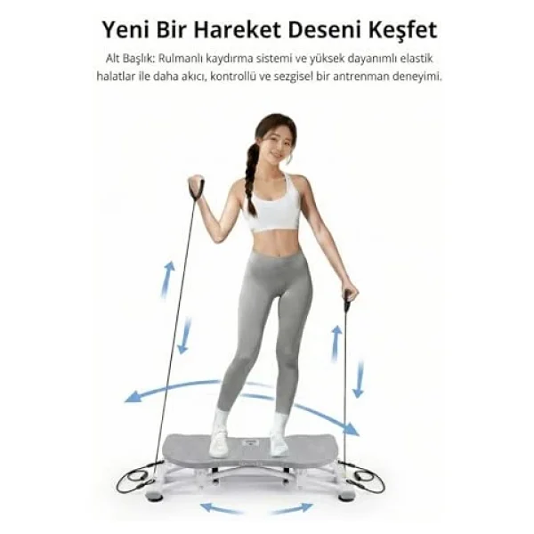 Kochler Slider Kaykay Fitness Egzersiz Aleti - Görsel 3