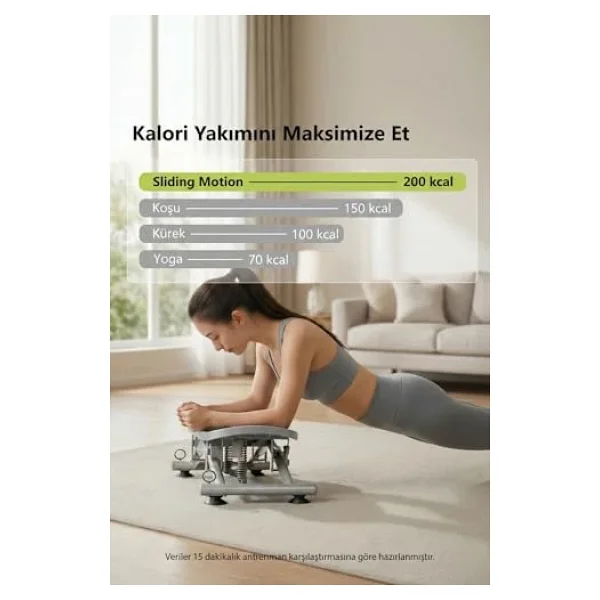 Kochler Slider Kaykay Fitness Egzersiz Aleti - Görsel 6