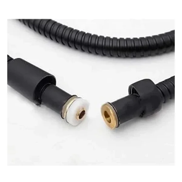 Mayaglory Örgülü Duş Hortumu Spiral Shower Hose, Siyah - Görsel 6