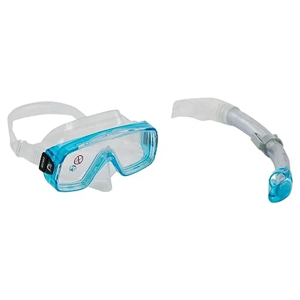 Cressi Sirena Maske Ve Mexico Şnorkel Set Blue-Clear - Görsel 6
