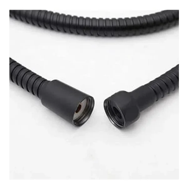 Mayaglory Örgülü Duş Hortumu Spiral Shower Hose, Siyah - Görsel 8